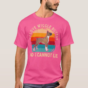 Ich Liebe Wiggle Hintern und ich kann den deutsche T-Shirt