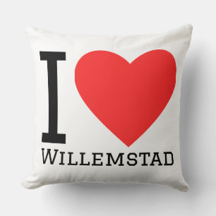 Ich liebe Willemstad Kissen