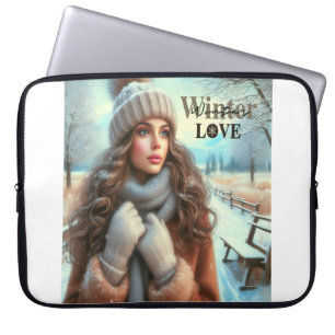 Ich Liebe Winter Laptopschutzhülle
