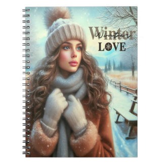 Ich Liebe Winter Notizblock