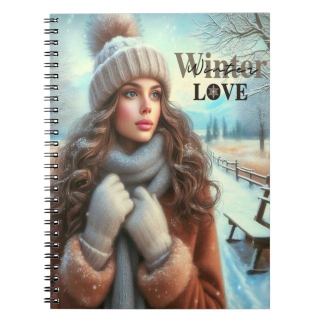 Ich Liebe Winter Notizblock (Vorderseite)