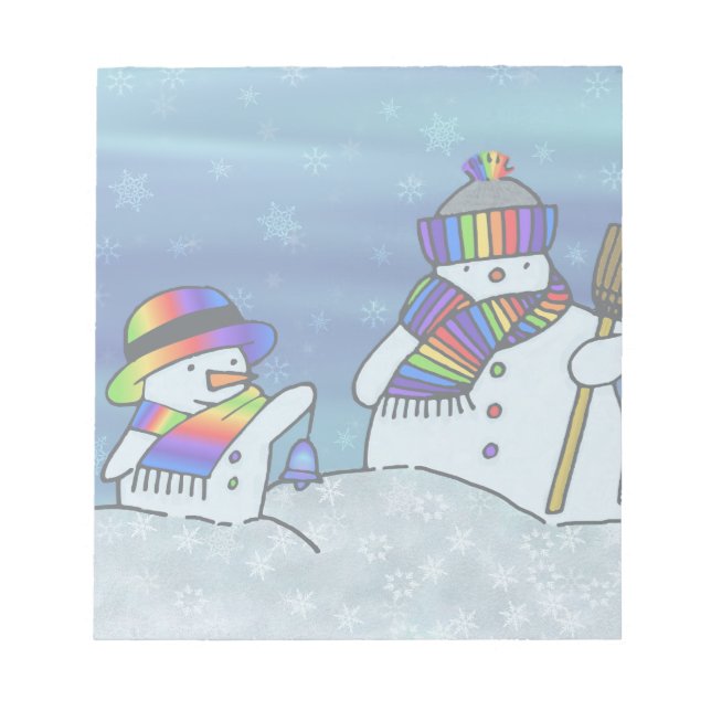 Ich Liebe Winter! Notizblock (Vorderseite)