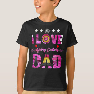 Ich Liebe wird als Vater Vater Papa Vatertag Gesch T-Shirt