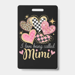 Ich Liebe wird Mimi Oma Mama Muttertag genannt Ausweis