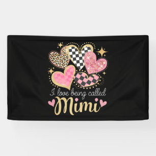 Ich Liebe wird Mimi Oma Mama Muttertag genannt Banner