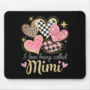 Ich Liebe wird Mimi Oma Mama Muttertag genannt Mousepad