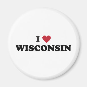 Ich liebe Wisconsin Magnet