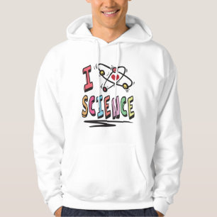 Ich liebe Wissenschaft Hoodie