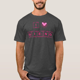 ICH LIEBE WISSENSCHAFT Periodensystem der Elemente T-Shirt
