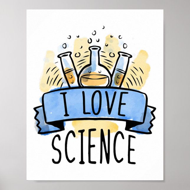 Ich liebe Wissenschaft  Poster (Vorne)