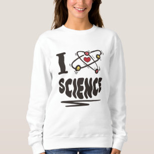 Ich liebe Wissenschaft Sweatshirt