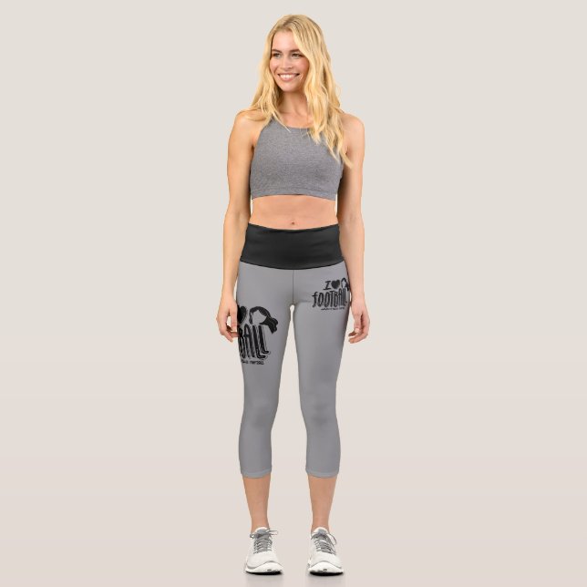 Ich liebe WTF Capri Leggings (Vorderseite)
