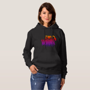 Ich liebe WTF Heart Fiery Hoodie