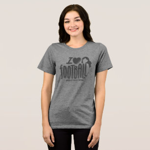 Ich liebe WTF-Herz Tri-Blend Shirt