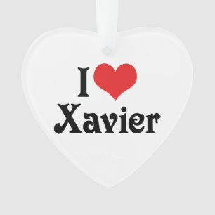 Ich liebe Xavier Ornament