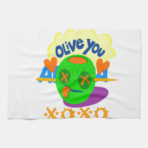 Ich liebe XOXO Afrika schön atemberaubender Text Z Handtuch