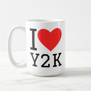 Ich liebe y2k kaffeetasse
