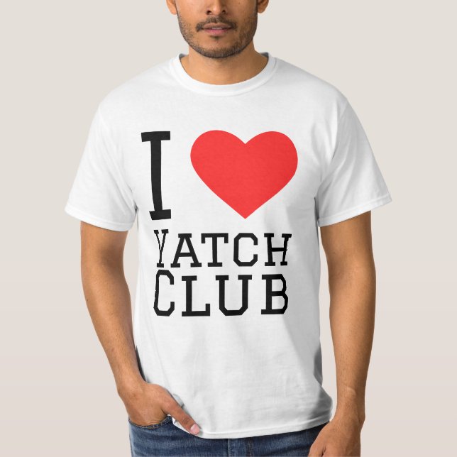 Ich liebe Yachthafen T-Shirt (Vorderseite)