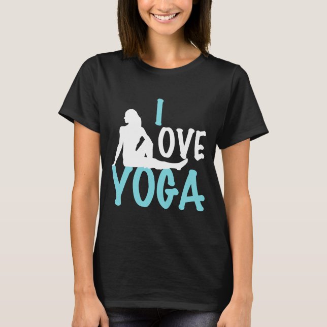 Ich Liebe Yoga Dark Women's T-Shirt (Vorderseite)