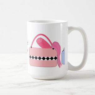 Ich liebe Yoga mit Yoga-Ausrüstung Kaffeetasse