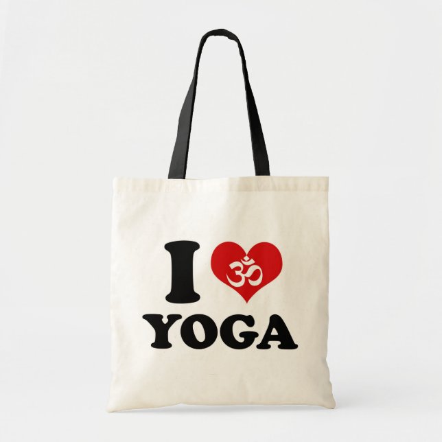 ICH LIEBE YOGA - Tasche (Vorne)