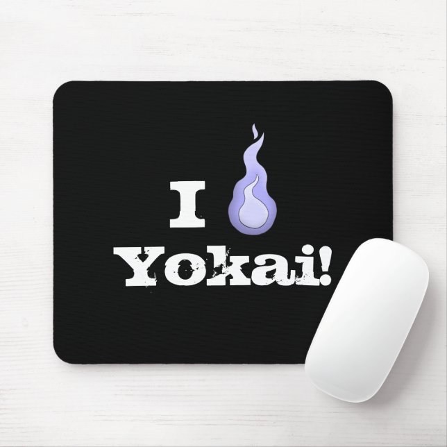 Ich Liebe Yokai! Hitodama Fireball Mousepad (Mit Mouse)