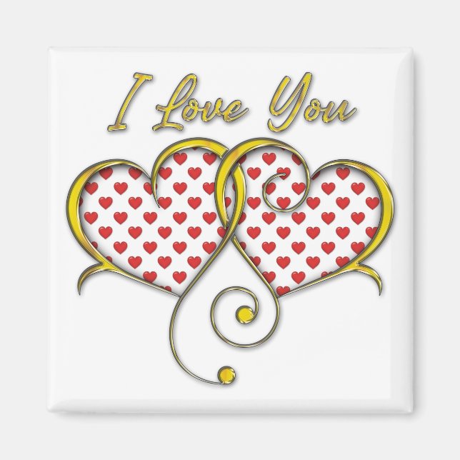 Ich liebe You Design Magnet (Vorne)