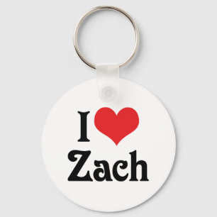 Ich liebe Zach Schlüsselanhänger