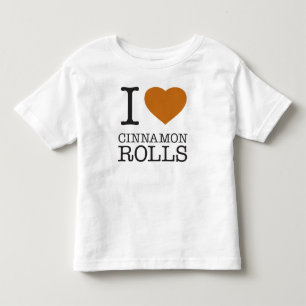 ICH LIEBE ZIMTBRÖTCHEN KLEINKIND T-SHIRT