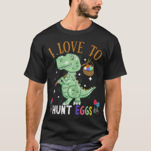 Ich Liebe zu Eiern, Ostern Dinosaur T-Shirt