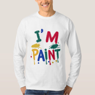 Ich Liebe zu Finger Paint Ich bin Paint Couple T-Shirt