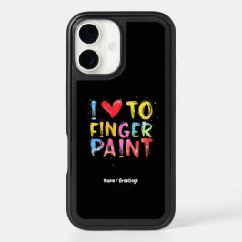 Ich Liebe zu Finger Paint Niedlich & Funny Valenti