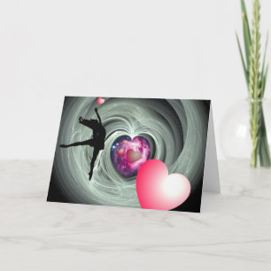 Ich Liebe zu tanzen! Feiertagskarte