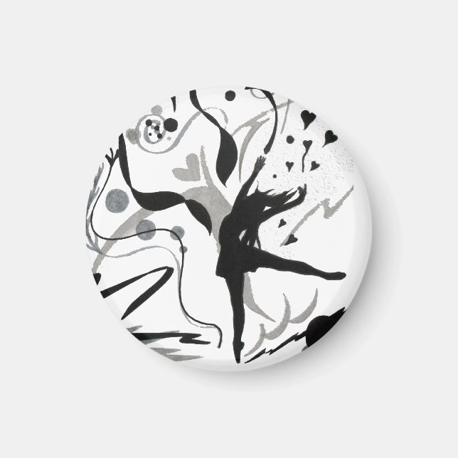 Ich Liebe zu tanzen Magnet (Vorne)