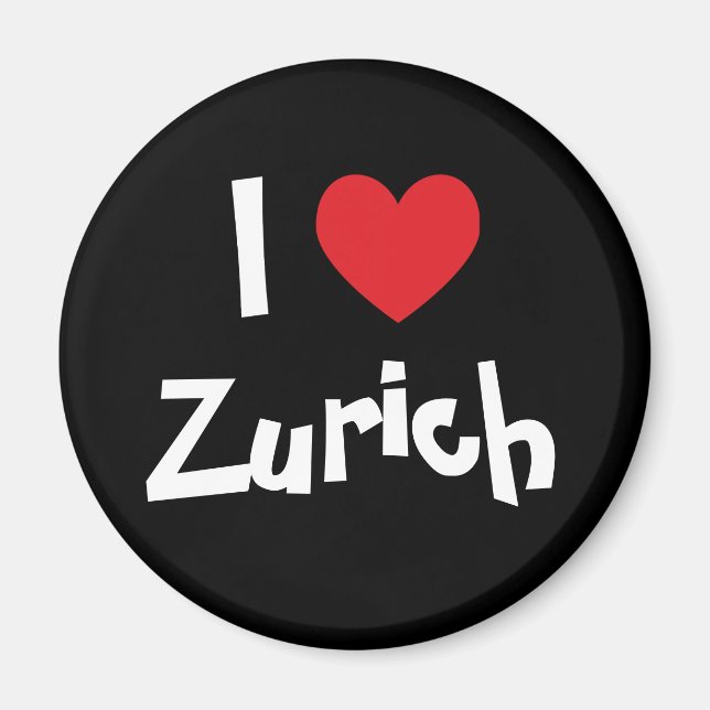 Ich liebe Zürich Magnet (Vorne)