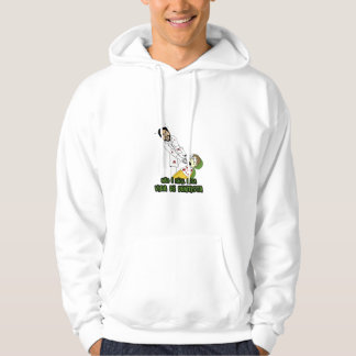 Ich liebenswürdig empfange „ist nicht Leicht“ Hoodie