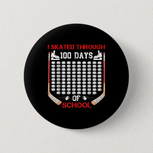 Ich lief 100 Tage lang durch den Eishockeyschläger Button
