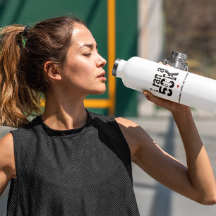 Ich lief eine 50K Ultramarathon Race Funny Water F Trinkflasche