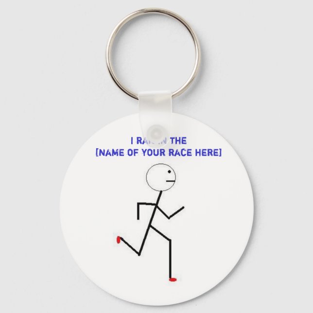 Ich lief in der... schlüsselanhänger (Vorderseite)