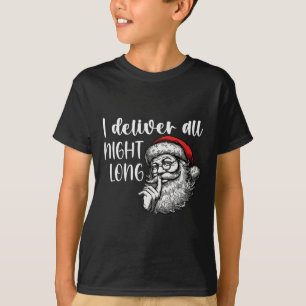 Ich liefere die ganze Nacht lang Lustiges Paar pas T-Shirt