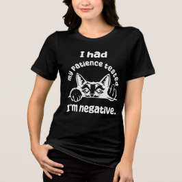 Ich ließ meine Patientin die Funny Katze testen Tri-Blend Shirt