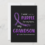 Ich Lila Grandson Cystic Fibrosis Awareness Einladung<br><div class="desc">Ich Lila Grandson Cystic Fibrosis Awareness</div>