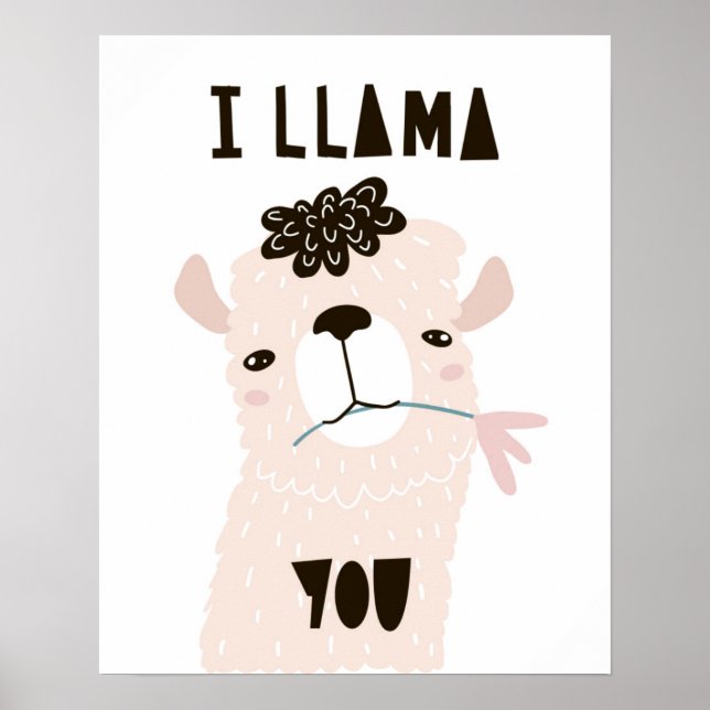 Ich Llama You Poster (Vorne)