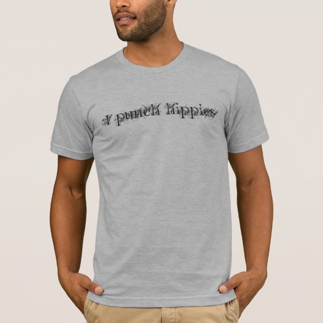 Ich loche Hippies T-Shirt (Vorderseite)
