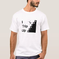 Ich löse oben Treppen-Shirt aus