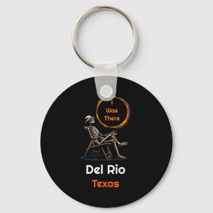 Ich lustige Sonnenfinsternis Del Rio Texas Schlüsselanhänger