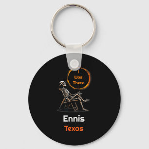 Ich lustige Sonnenfinsternis Ennis Texas Da Schlüsselanhänger