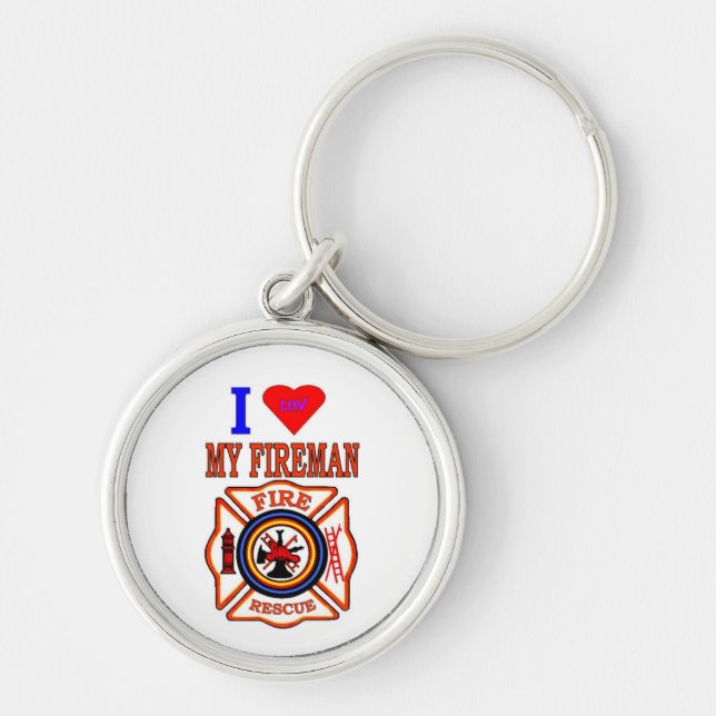 ICH LUY MEIN FIREMAN SCHLÜSSELANHÄNGER (Vorne)