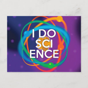 ICH MACH WISSENSCHAFT POSTKARTE