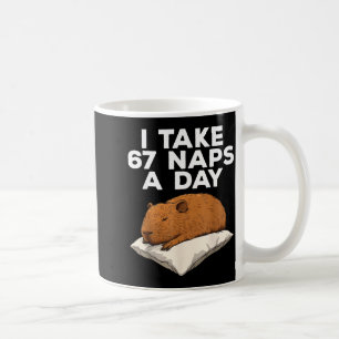 Ich mache 67 Nickerchen am Tag lustige Capybara Si Kaffeetasse